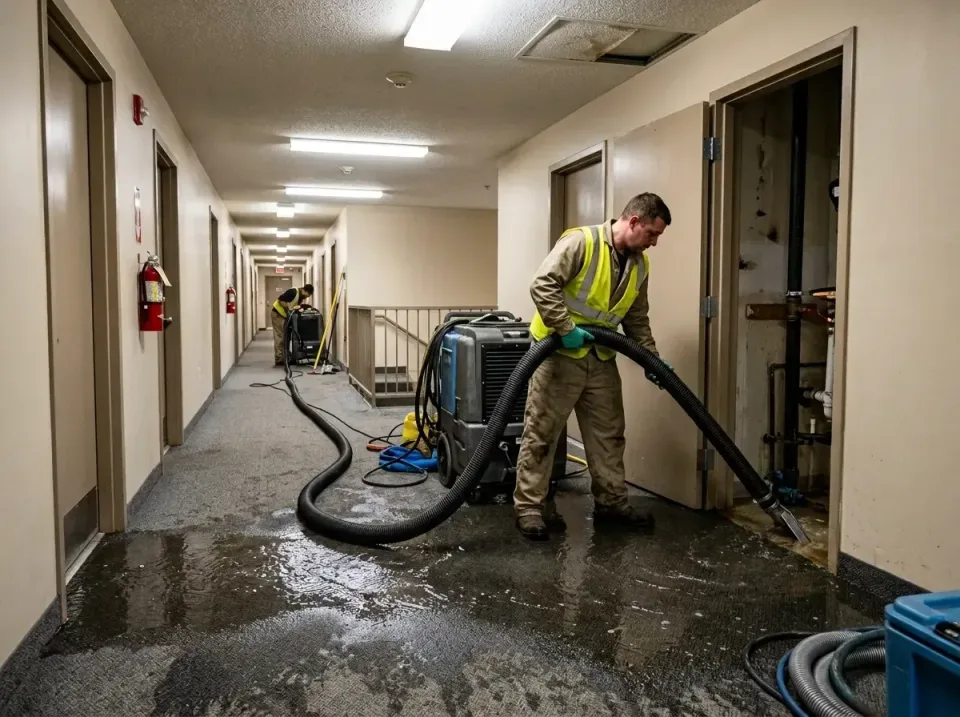 multi-unit-apartment-hallway-f-005 — frequently asked questions, Emergency Burst Pipe Water Extraction & Removal in Bel Air…